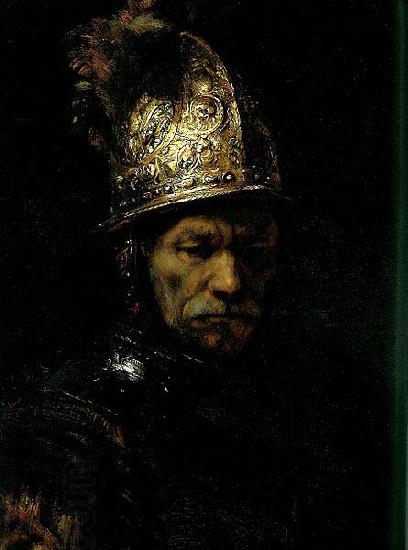 REMBRANDT Harmenszoon van Rijn Man in a Golden helmet, Berlin China oil painting art